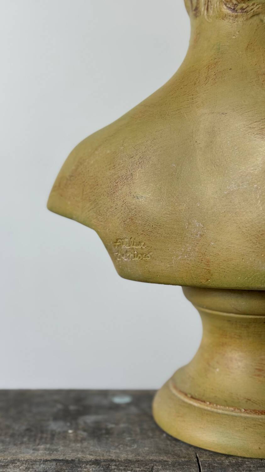 Buste d’enfant,  Louise Brongniart d’après Houdon
