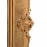 Horizontal mirror in gold frame, France.