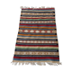 Wool hand-made carpet Kilim multicolor 97x144cm