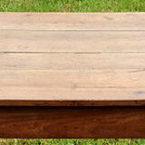 Old farmhouse table with drawers