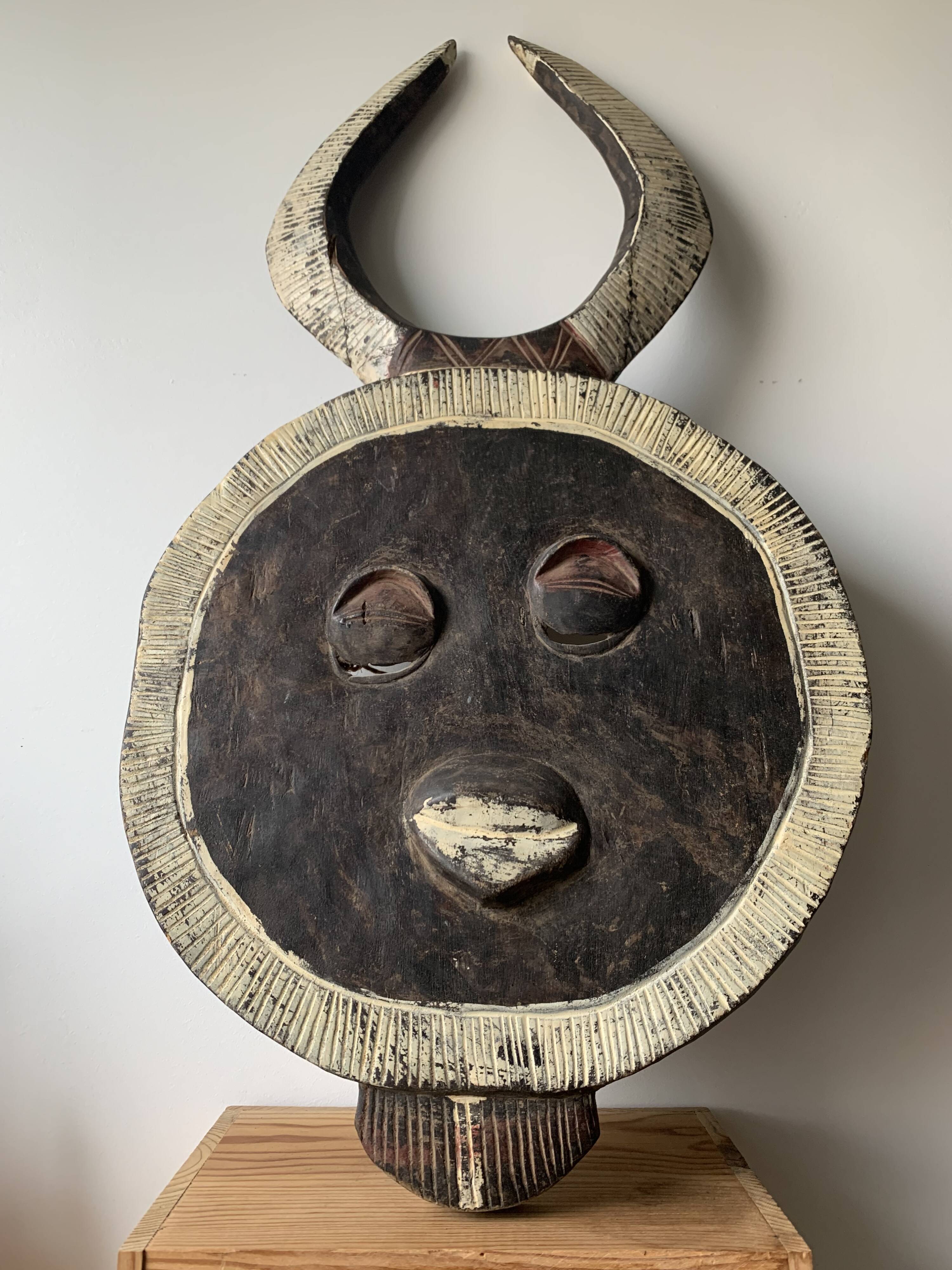 Large Antique Vintage Tribal African Mask