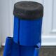 Genuine tolix h75 industrial metal bar stool, stackable, blue.