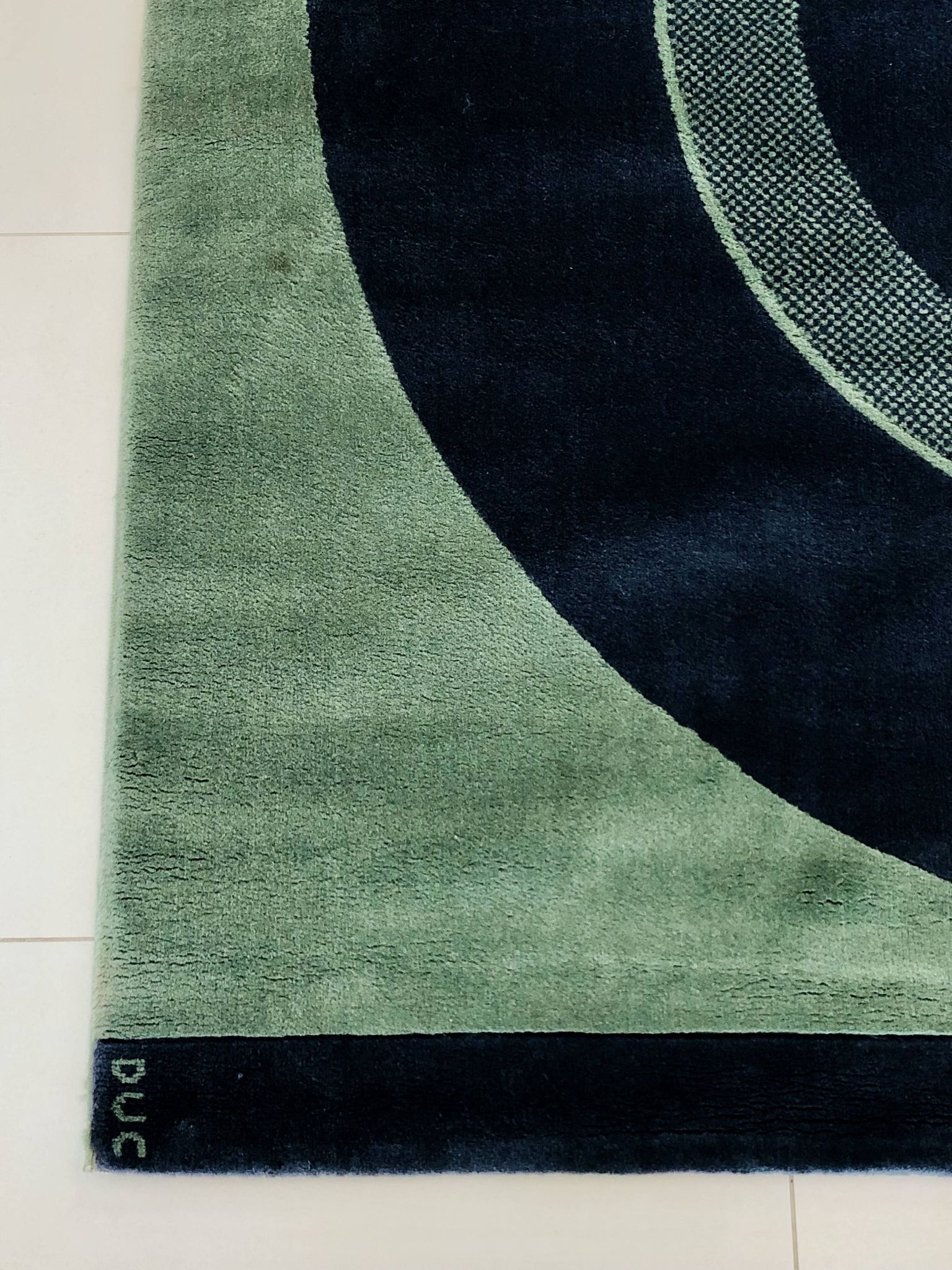 “Less is more” rug by C. Duc for Toulemonde Bochart, France 1980s