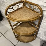 Rattan shelf