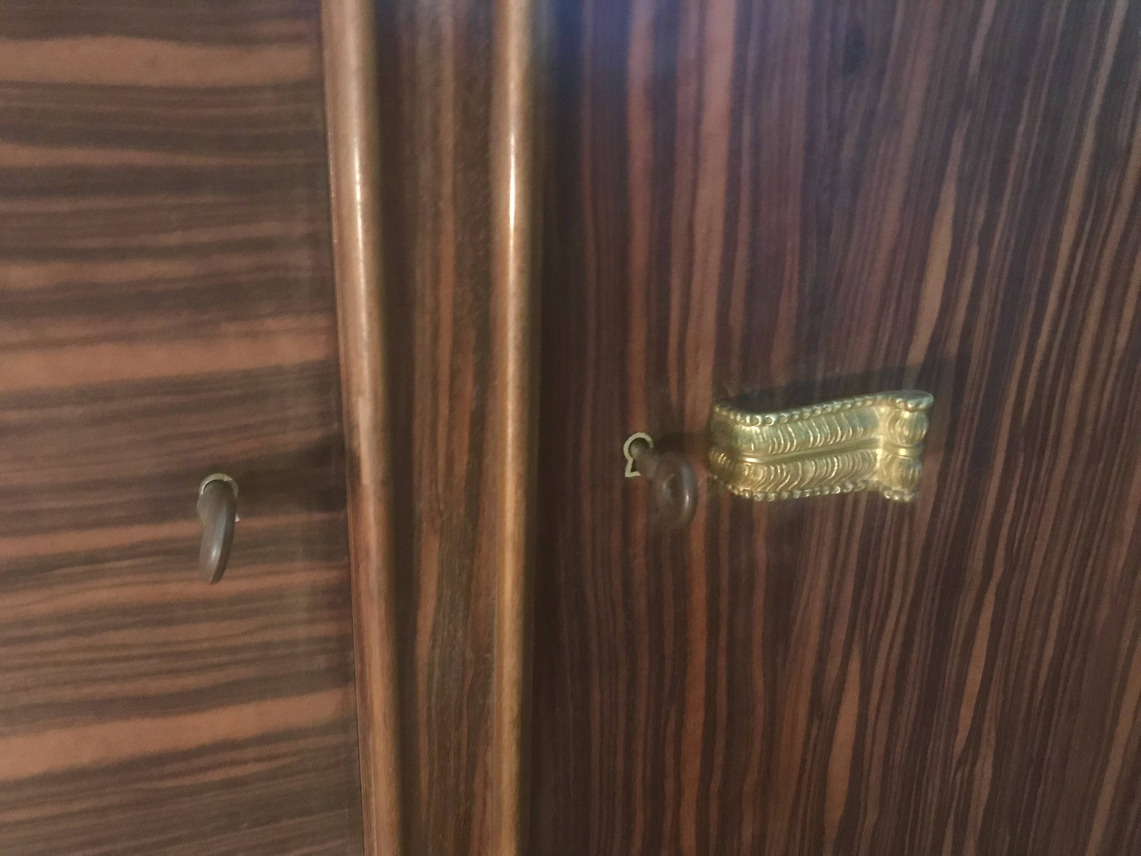 Enfilade Art Deco ebony of macassar