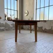 Table de ferme extensible en chêne massif