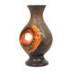 Rare Orange Fat Lava Vase West Germany Walter Gerhards 26cm