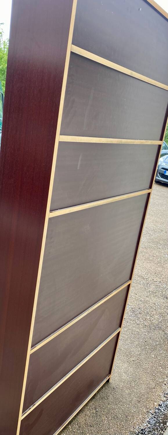 Vintage bar desk library display cabinet secretary with floors