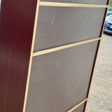 Vintage bar desk library display cabinet secretary with floors