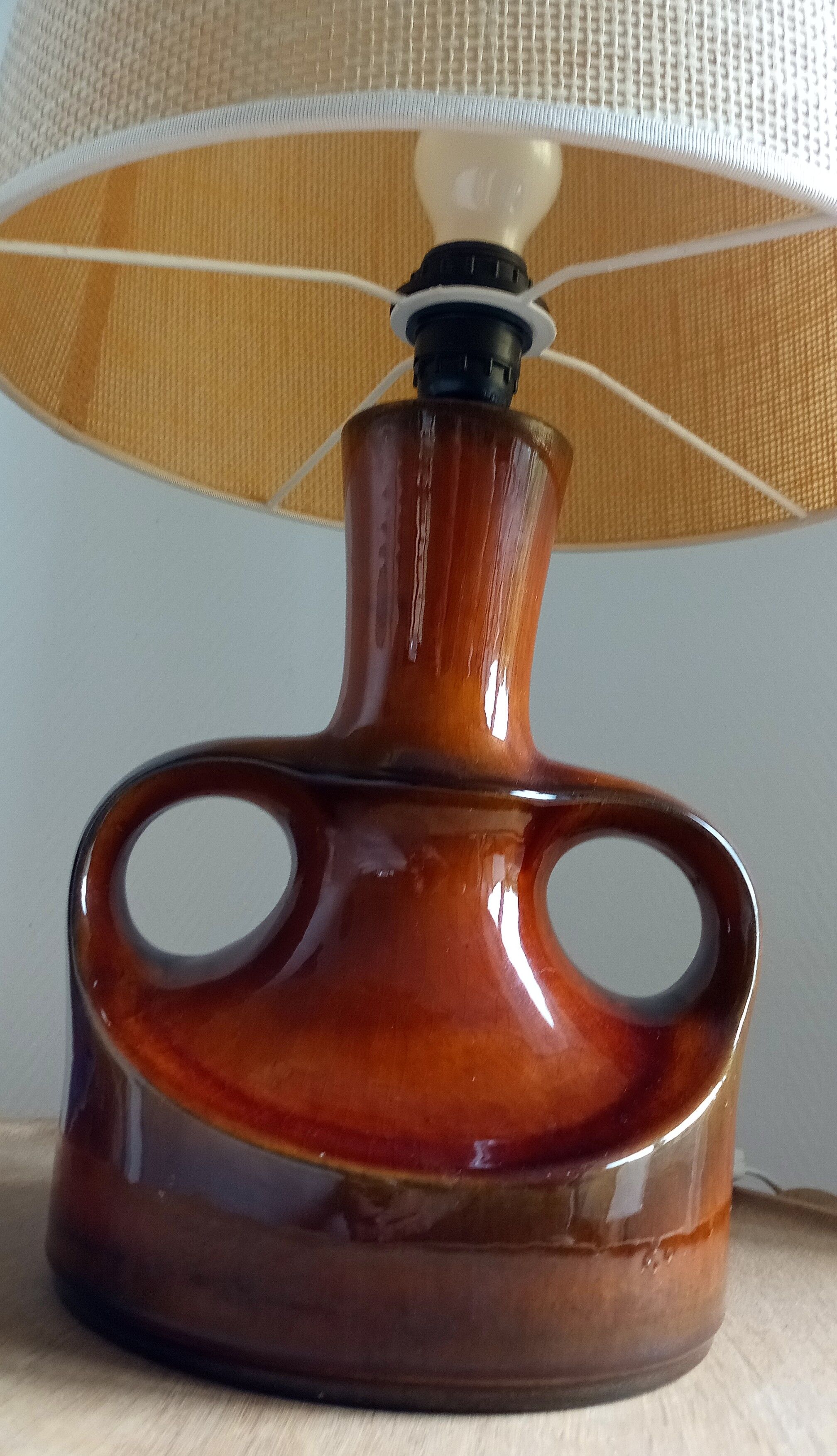 Ceramic lamp from the 70s