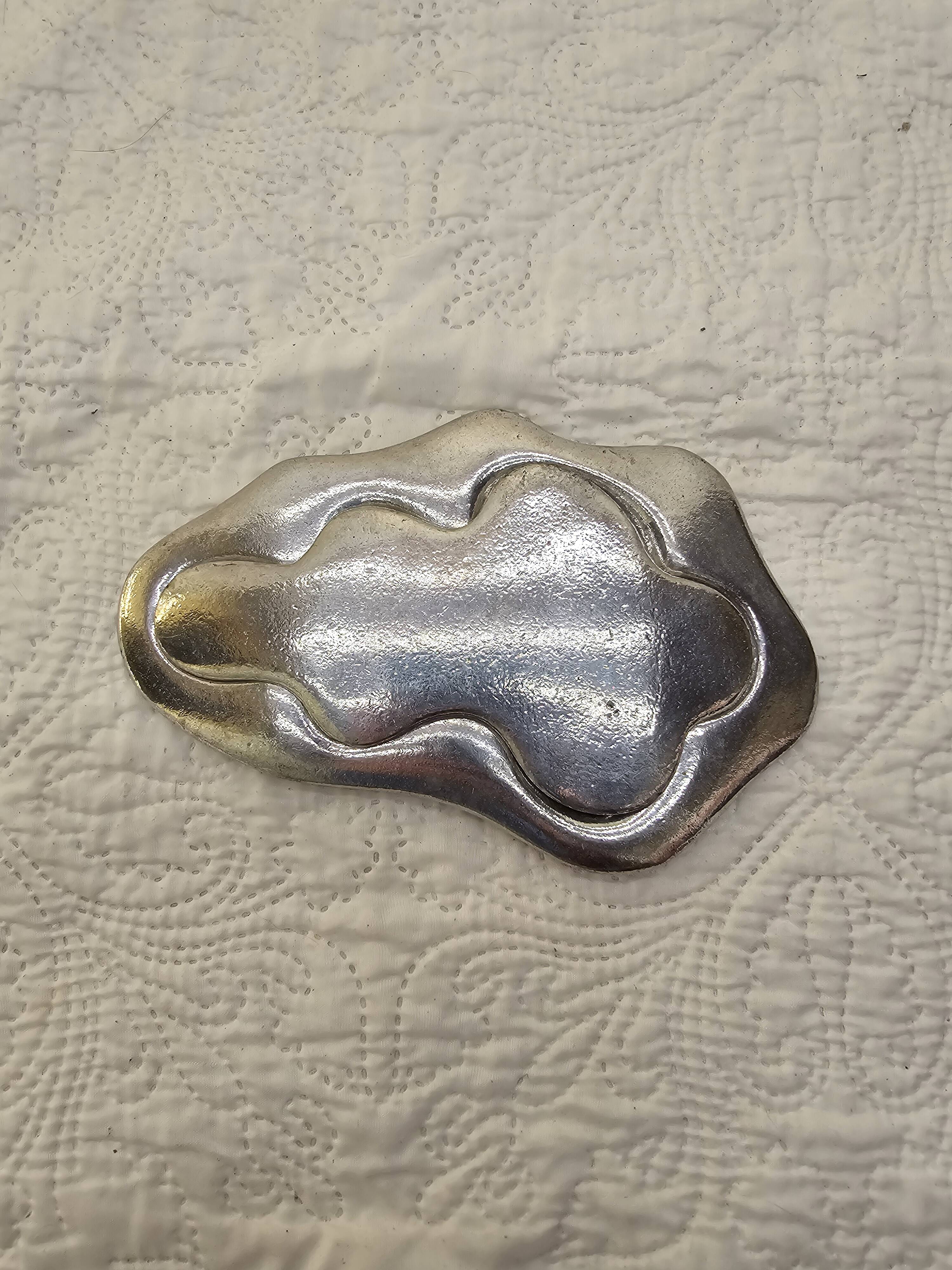 Aluminum sculpture by Paul Oudet for Claude de Muzac