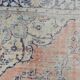9x12 Large Area Navy Blue Persian Vintage Rug, 275x353 Cm