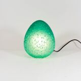 Glass egg lamp 80s