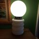 Opaline lamp in Murano glass, Mazzega, Carlos Nason