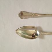 set of 12 silver dessert spoons - silversmith DOUTRE ROUSSEL - mid 19th century