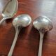Christofle - 5 table spoons model Marot Bérain in silver-plated metal