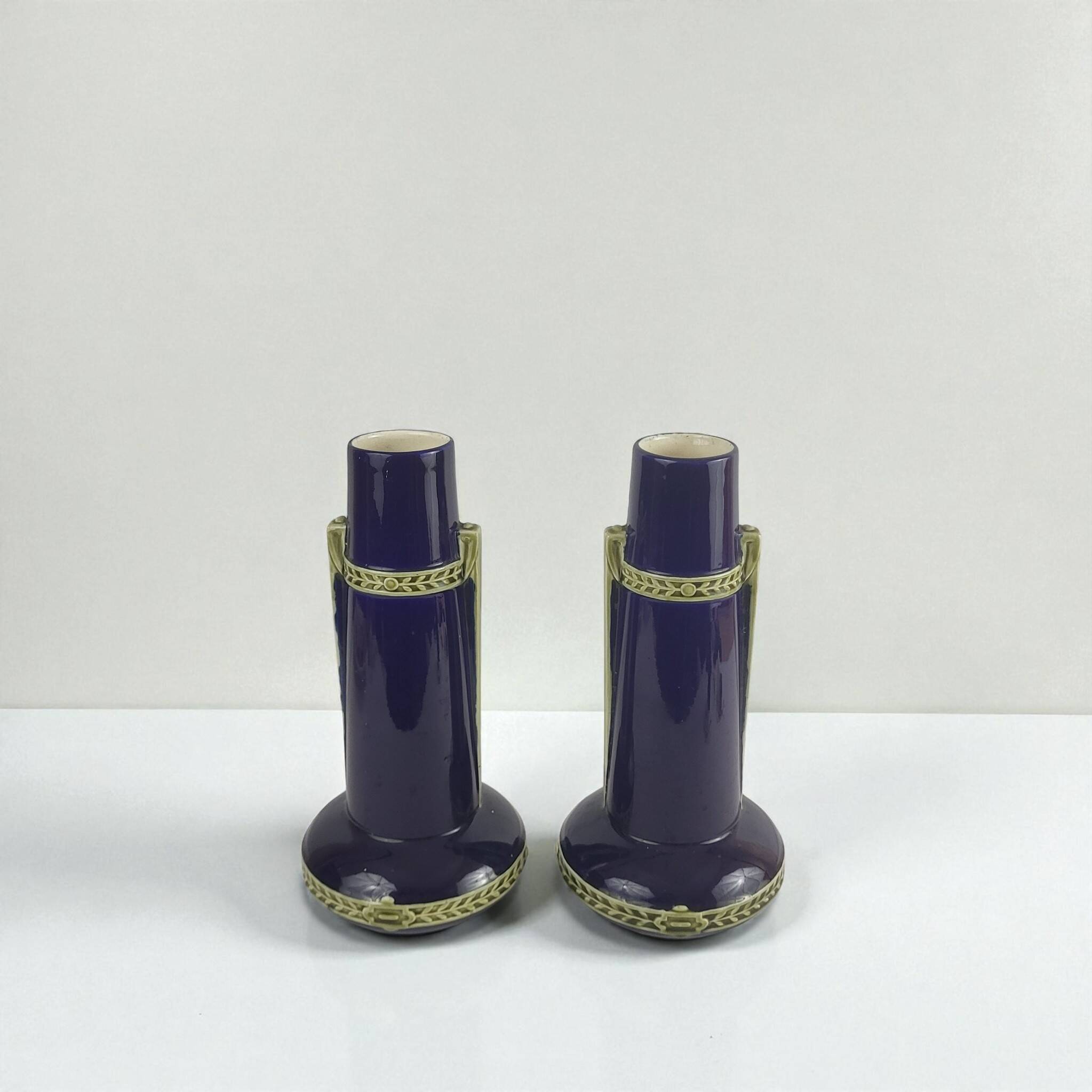 Art Nouveau Vases by G. De Bruyn