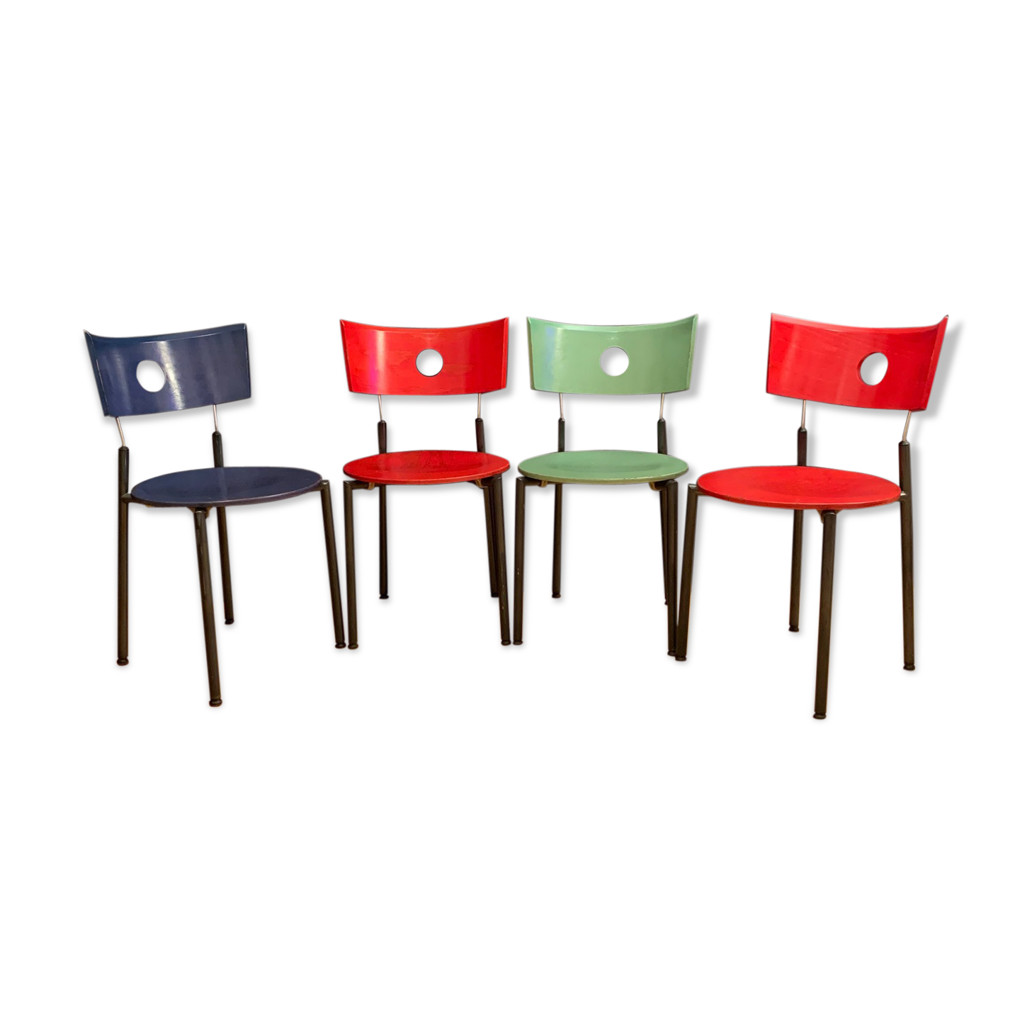 A set of four Kusch + Co chairs, 70s