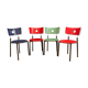 Un ensemble de quatre chaises Kusch + Co années 70