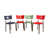 Un ensemble de quatre chaises Kusch + Co années 70
