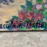 Signed flower garden