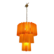 Murano Glass Tube Chandelier, Italy, 1970s