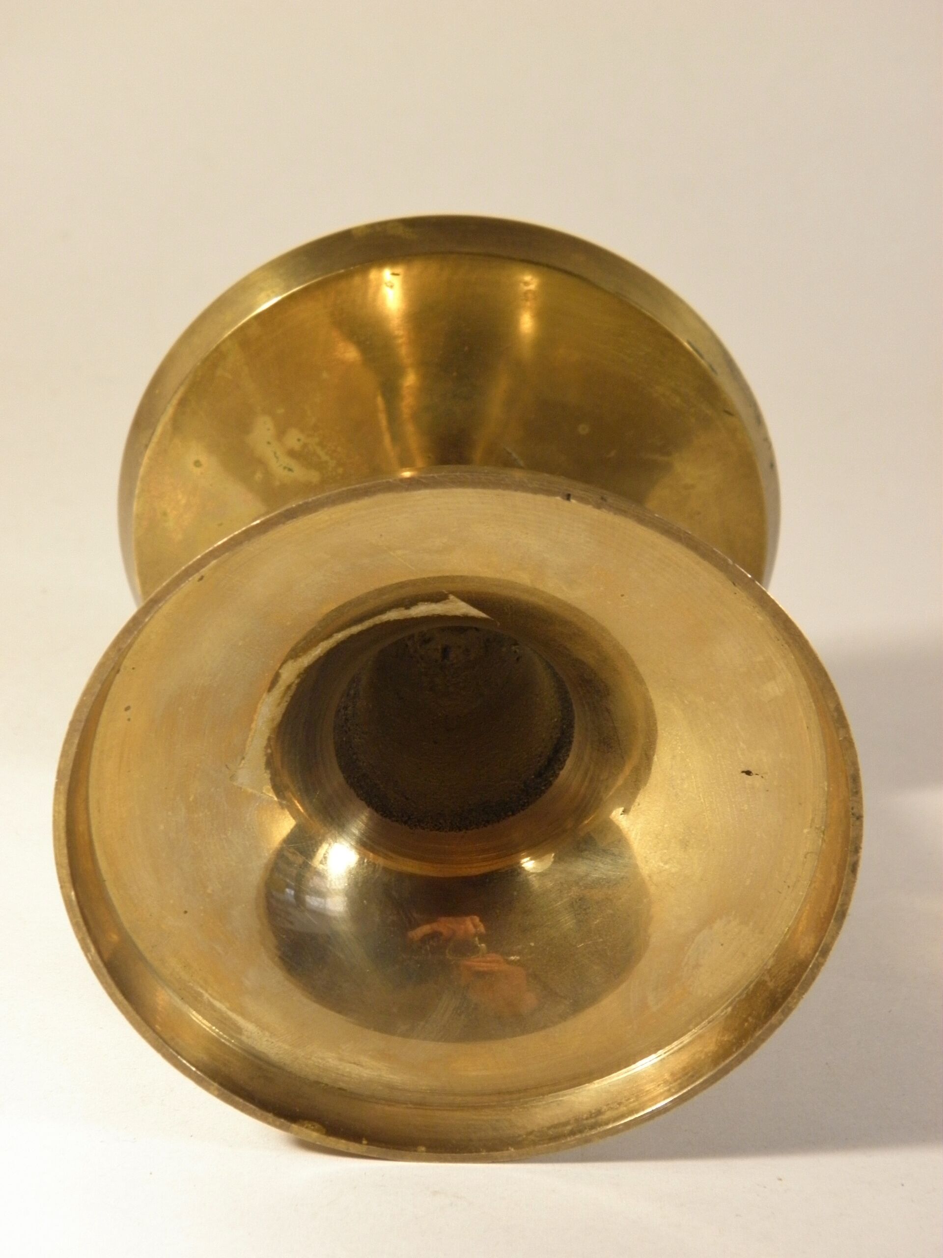 1970 brass pick-up candle candle