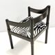 'Carimate' Black Walnut and Velvet Chair by Vico Magistretti for Cassina, 1