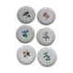 6 NBD Limoges dessert plates illuminated by hand