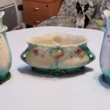 Rare de bruyn fives de lille - beautiful set in slip (art nouveau circa