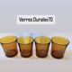Verres Ambrés Duralex