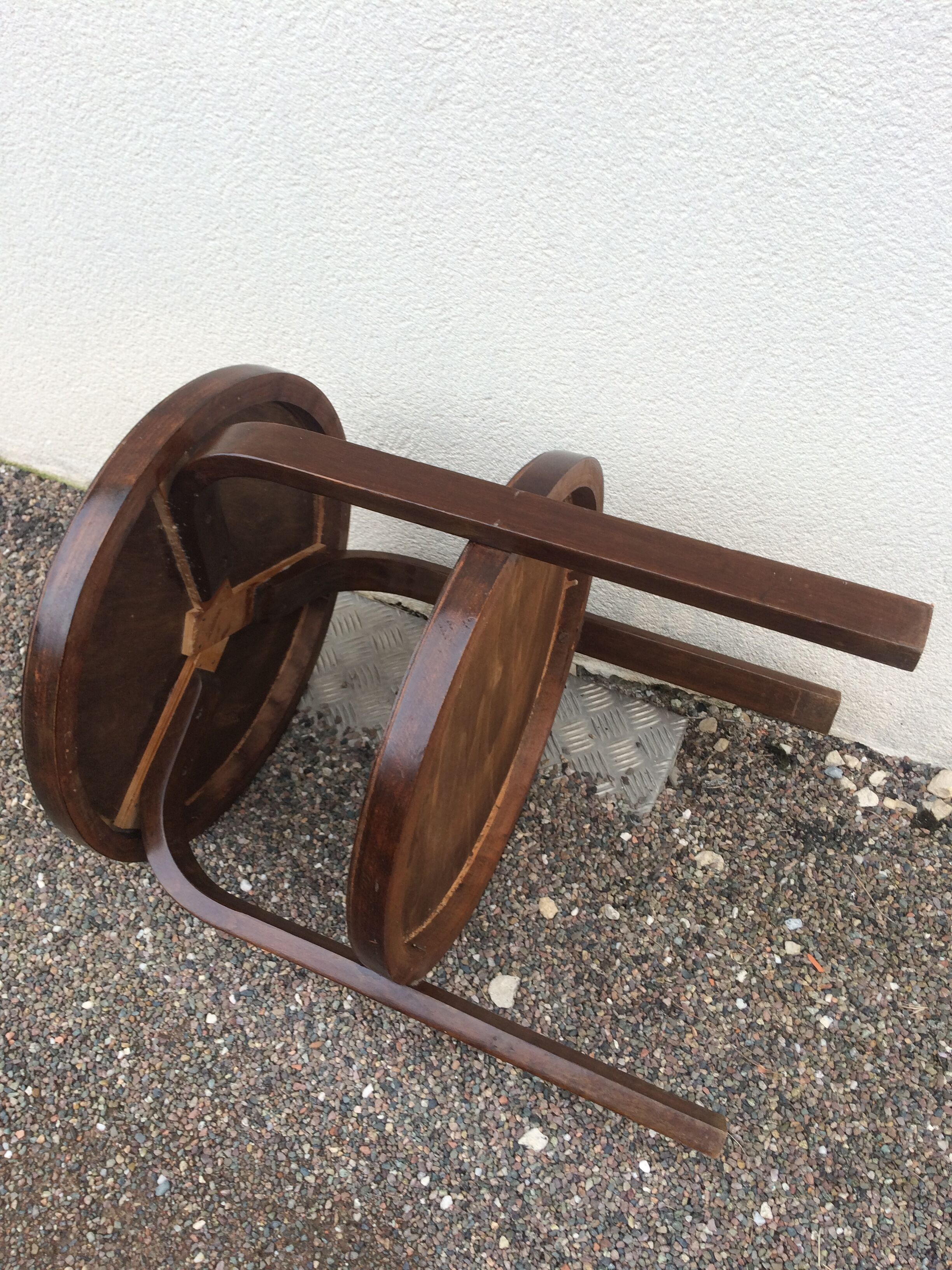 Guéridon tripode art déco des années 30