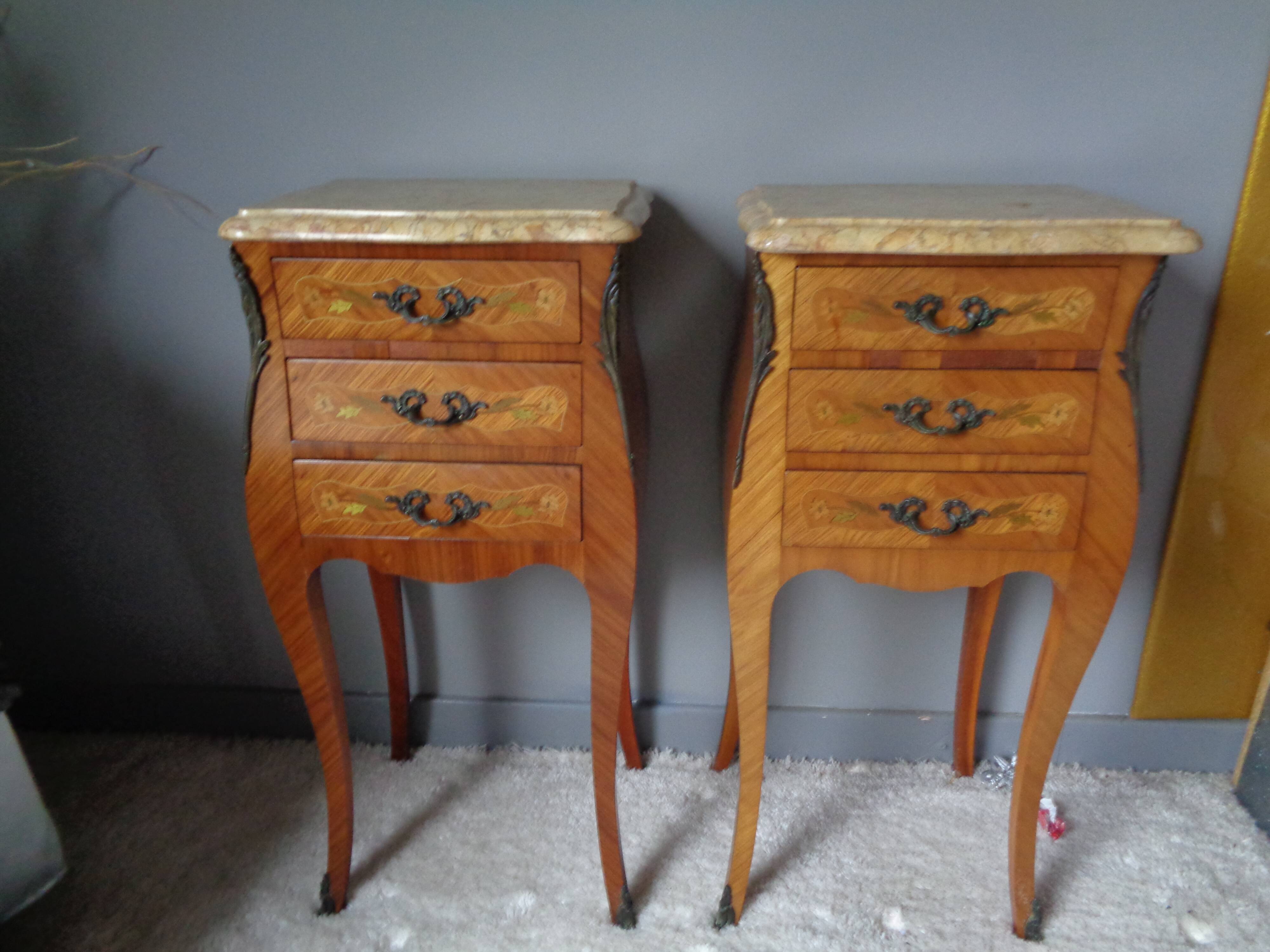 Pair of Louis XV bedside