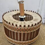 Vintage rattan pendant light