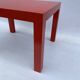 Milo Baughman for Thayer Coggin Formica Red Side Coffee Table 1960s