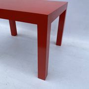 Milo Baughman for Thayer Coggin Formica Red Side Coffee Table 1960s