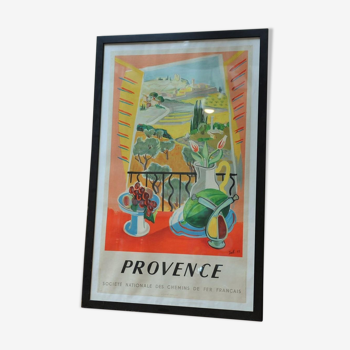 SNCF lithograph by Jal 1945