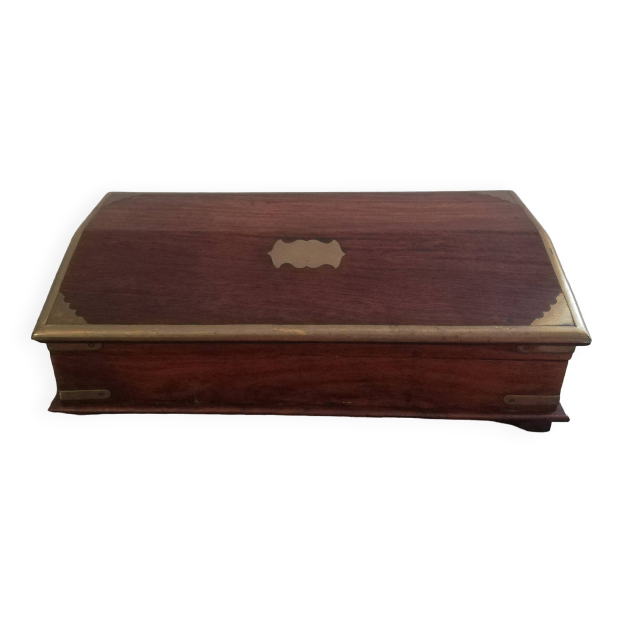 Mahogany travel writing case