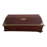Mahogany travel writing case