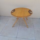 Vintage rattan coffee table