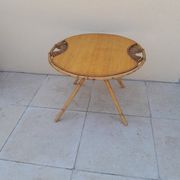 Vintage rattan coffee table