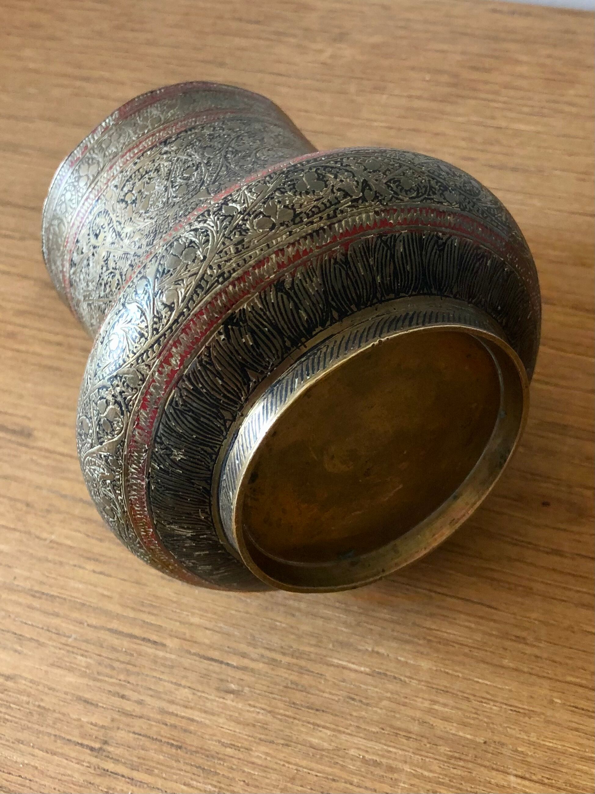 Brass vase