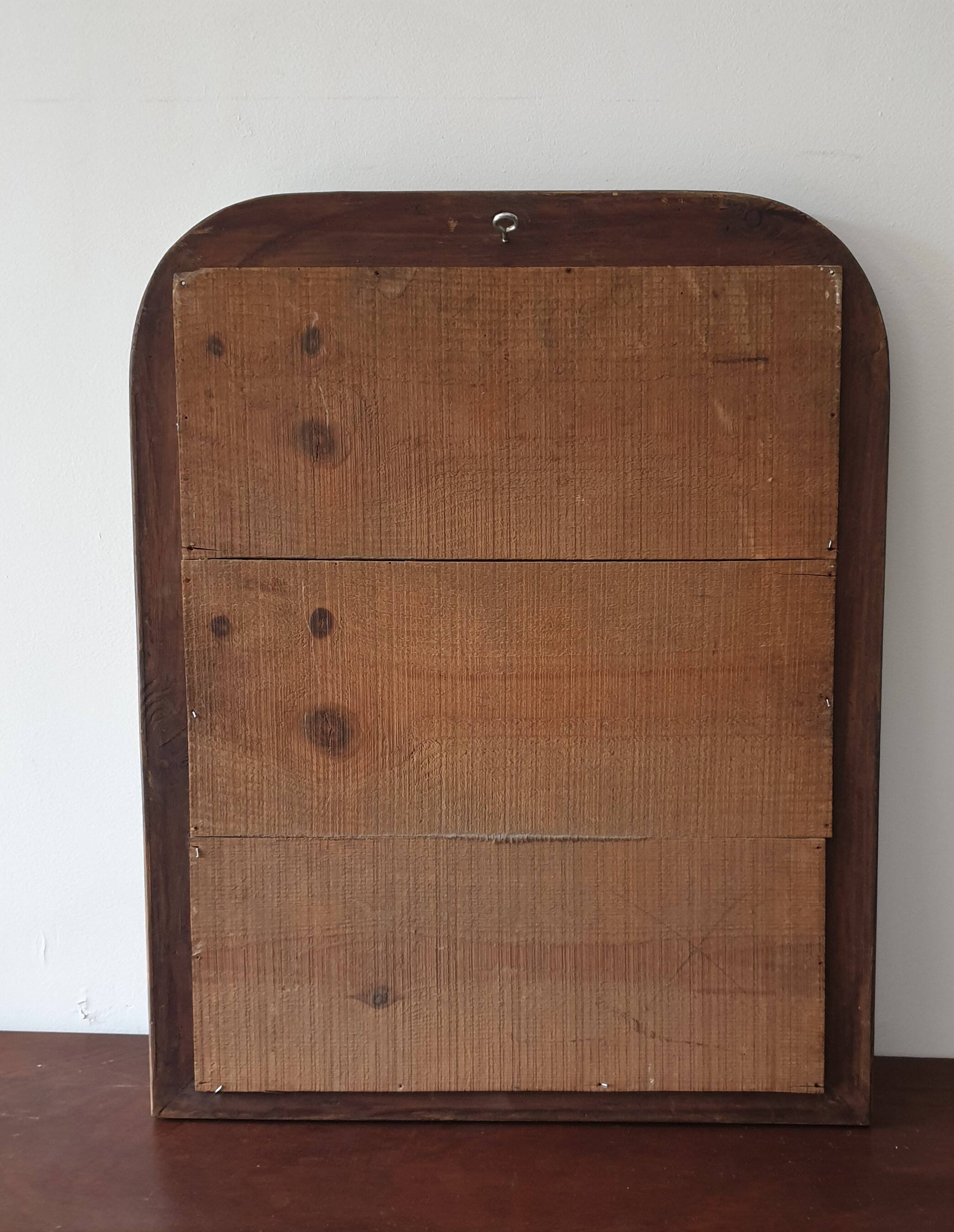 Louis Philippe silver mirror - Old wall mirror