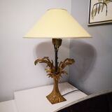Chiseled bronze table lamp