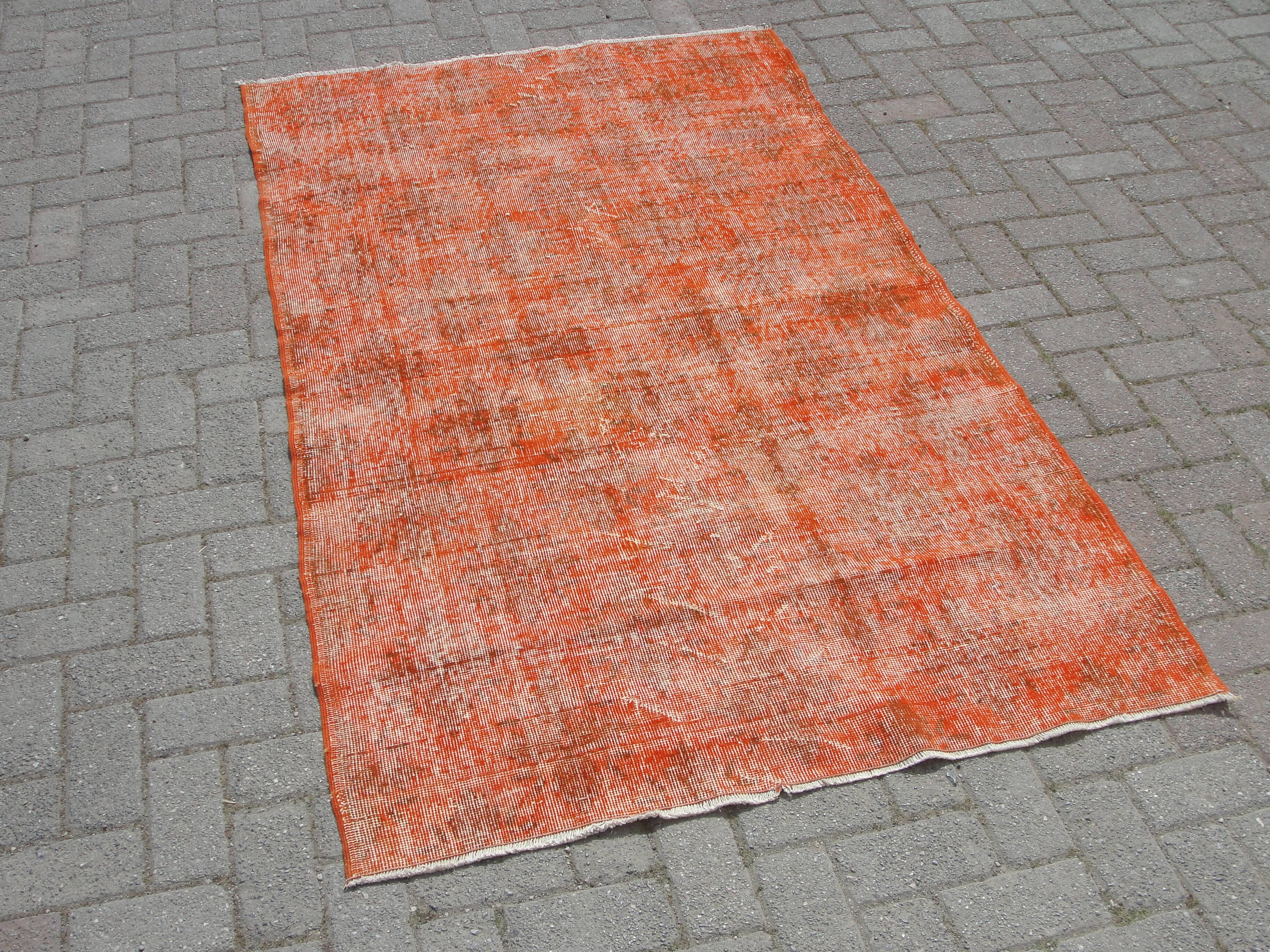 Orange Area Rugs for bedroom