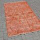 Tapis orange pour chambre à coucher