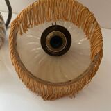Pair of fringed sconces