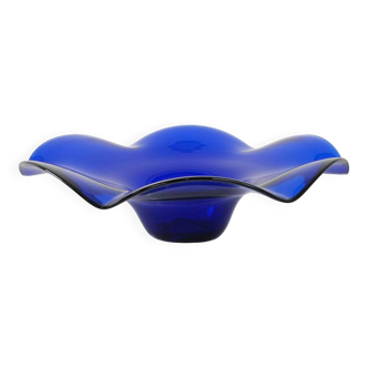 Plateau Cobalt, design danois, années 1970, fabriqué au Danemark