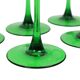 Lot de 10 verres à vin d'Alsace Vintage Luminarc Base Verte