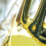 Prestige case for Odiot cutlery, solid silver and gold